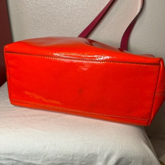 Kate Spade Fun Orange Pink Shoulder Bag - Picture 5 of 16